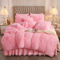 luxury plush shaggy duvet cover set